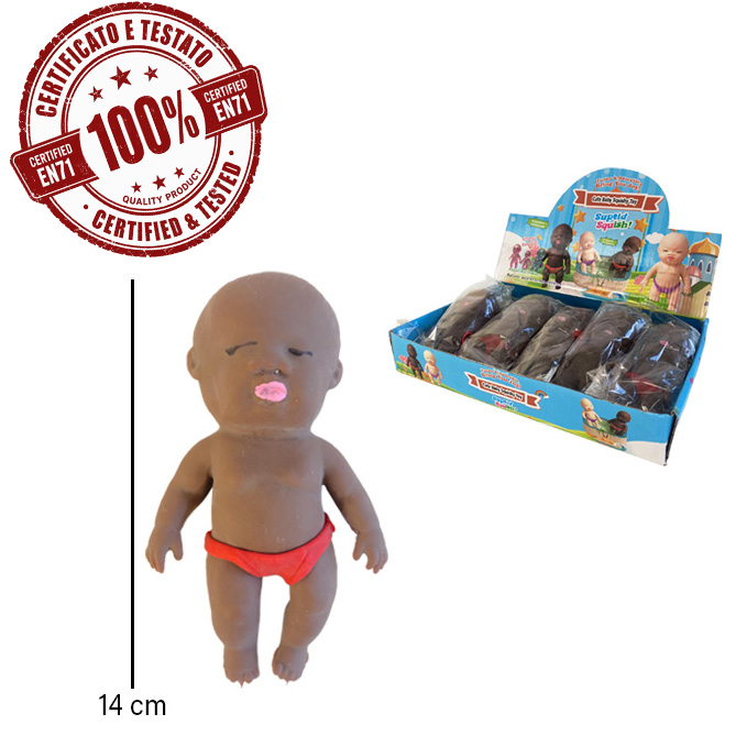 SQUISHY NATASHA DOLL 14cm TPR+ Sand In busta In display da 12pz…x12…x120